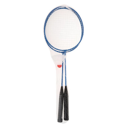 Бадминтон ( 2 металлические ракетки 63*20 см., волан 1 шт) в сетке, синий арт.636240