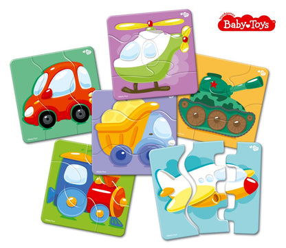 Пазлы макси ЗИГЗАГ "Транспорт" 18 элементов BABY TOYS