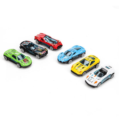 Machine en métal ROAD RACING pour SUISSE 7 cm, 3 pièces, dans un assortiment, cor. Parc technologique dans le cor.2*96шт