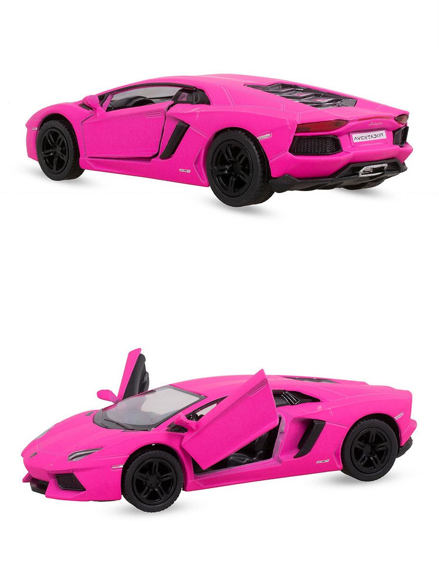 Kinsmart. Модель арт.КТ5355/2 "Lamborghini Aventador LP 700-4" 1:38 (розовая) инерц.