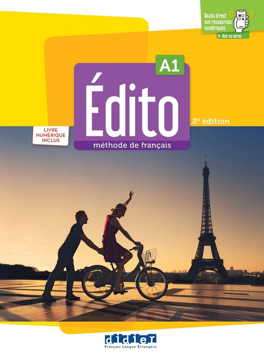 Edito A1 2022 Manuel de l'eleve учебник уровень A1