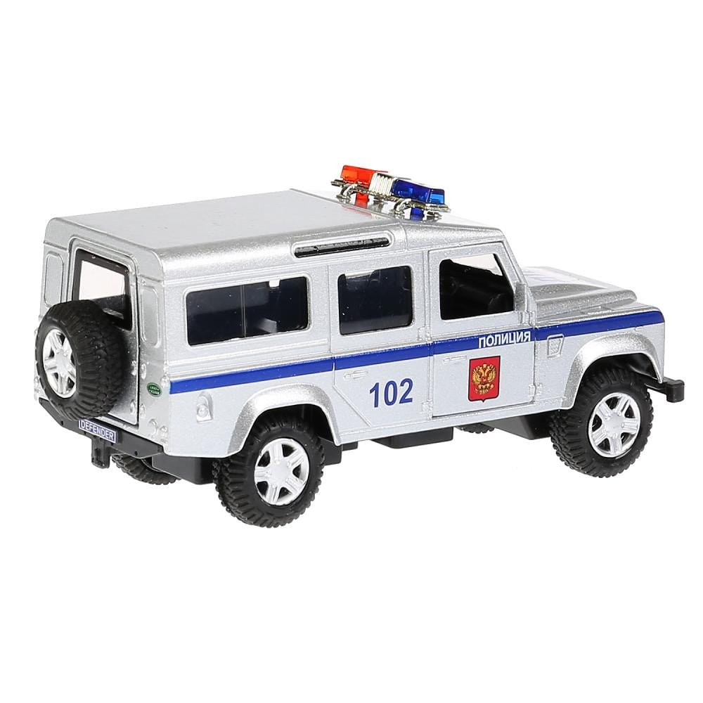 Machine en métal pour LAND ROVER DEFENDER ПОЛИЦИЯ 12 cm, dv, sac, in, cor. Parc technologique dans le cor.2*36шт
