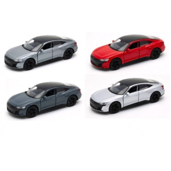 Машина металл 4.75" audi rs e-tron gt инерц. открыв.двери, цвет в ассорт в дисп. уп-12шт в кор.2*6уп