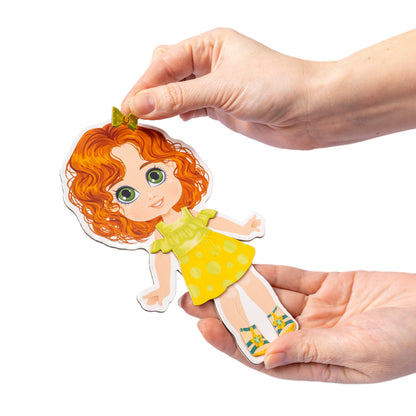 Игра магнитная "Одевашки. Анюта". Серия Магнитные истории (европодвес)