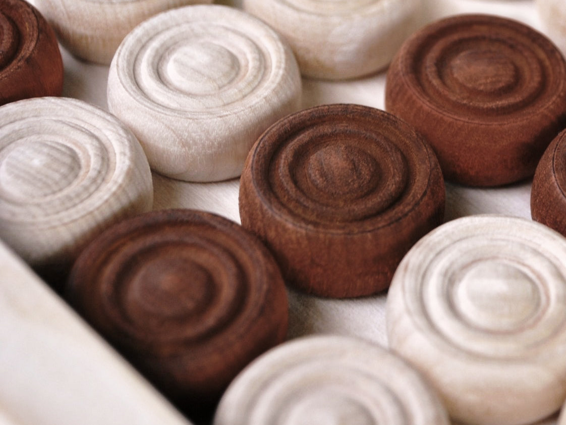 ДК.Игра настольная "Шашки" деревянные (поле 29см х 29см) арт.02841* /10