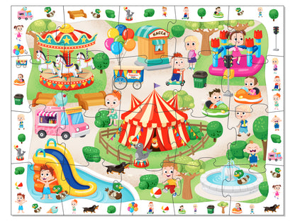 Пазлы MAXI Baby Toys "В парке" 20 эл (поле 61х47см)