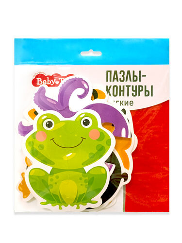 Jouets pour bébé, 6 figurines, "Зверята"