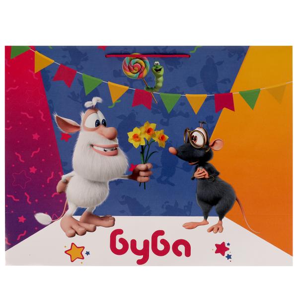 Пакет подарочный глянцевый БУБА xxl, 40*49*19 см ЧУДО ПРАЗДНИК в кор.100шт