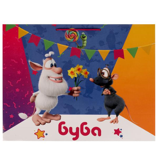 Пакет подарочный глянцевый БУБА xxl, 40*49*19 см ЧУДО ПРАЗДНИК в кор.100шт