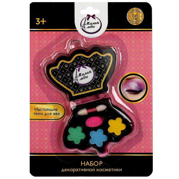Cosmétique ДЛЯ ДЕВОЧЕК тени для век МИЛАЯ ЛЕДИ в кор.2*180шт