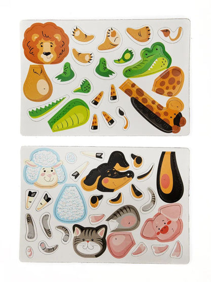 ДК.Игра магнитная "Всякая всячина. Зоопарк" (7 зверей).Серия Магнитные истории (европодвес,6 х10шт)