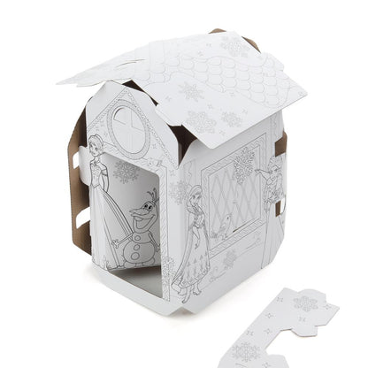 Домик-раскраска снежная принцесса МУЛЬТИ АРТ в кор.7шт
