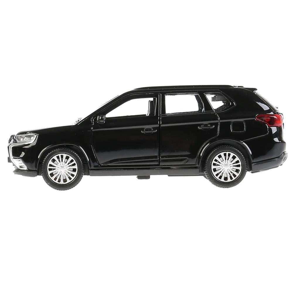 Machine en métal "MITSUBISHI OUTLANDER" 12 cm, ouverte. double, inerte, noir dans le cor. Technoparc dans le cor.2*36шт