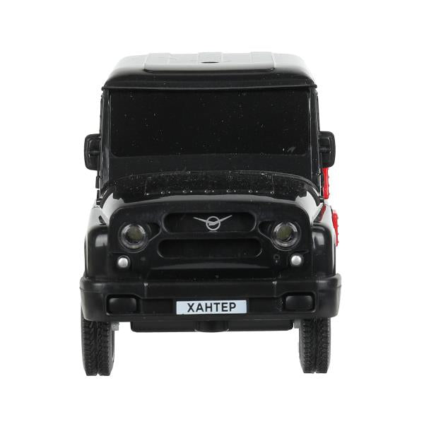 Machine en plastique à double face УАЗ ХАНТЕР 15 см,2 boutons,инерц,черный,kor. Parc technologique à Cor.48шт