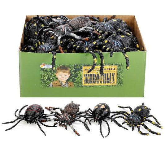 ТЯНУЧКИ ПАУКИ "ИГРАЕМ ВМЕСТЕ" В АССОРТ. 6,5" С ХЭНТЭГОМ В ДИСПЛЕЕ (РУСС. УП.) УП-32ШТ в кор.12уп