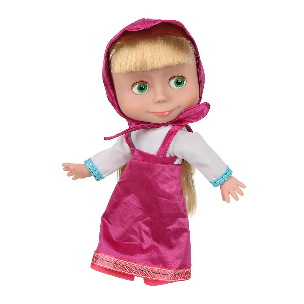 Кукла Маша и Медведь маша 25см, озвуч, акс, кор КАРАПУЗ в кор.18шт