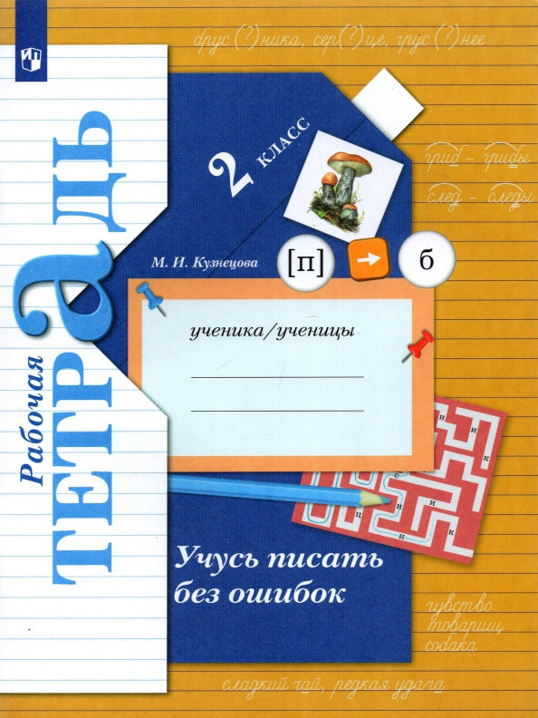 Учусь писать без ошибок. 2 кл. Рабочая тетрадь. (ФГОС)