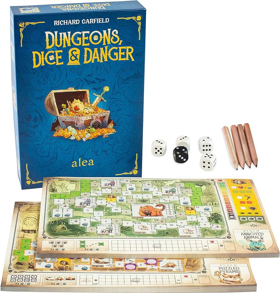 Ravensburger. Наст.игра "Dungeons, Dice and Danger" (Подземелья, Кости и Опасность) арт.27270