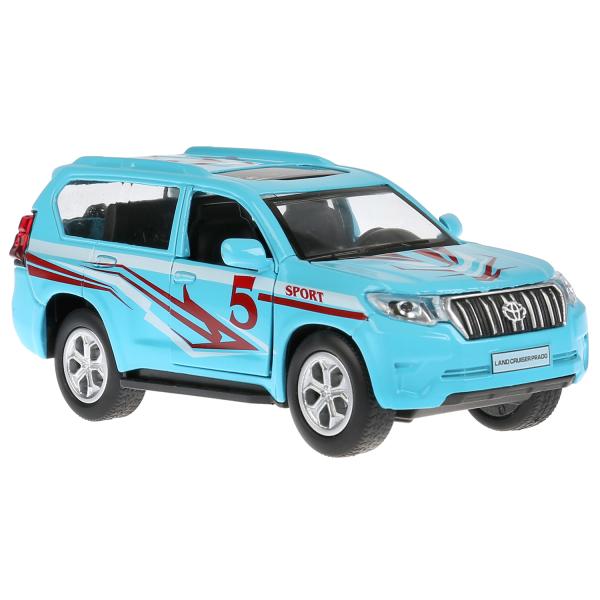 Машина металл свет-звук "TOYOTA PRADO СПОРТ" 12см, откр. двери, инерц. dans le cor. Parc technologique dans le cor.2*36шт