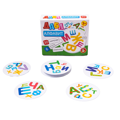 Jeu "Дабл. Алфавит" (30 cartes)
