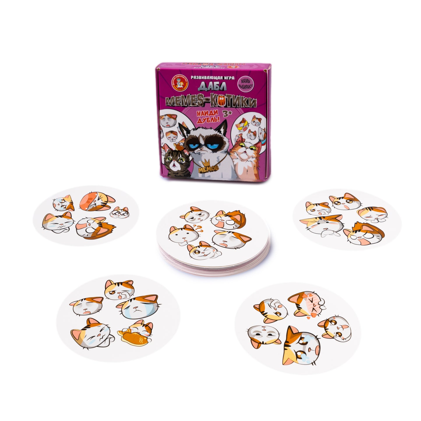 Игра настольная "Дабл. Мемы" (20 карточек)