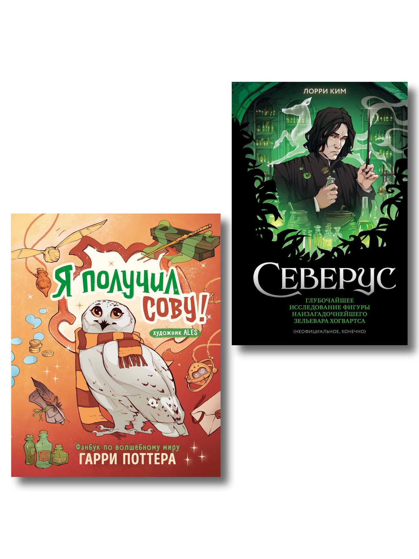 Комплект из 2 книг. Гарри Поттер фанбук. Северус + Я получил сову! (ИК)