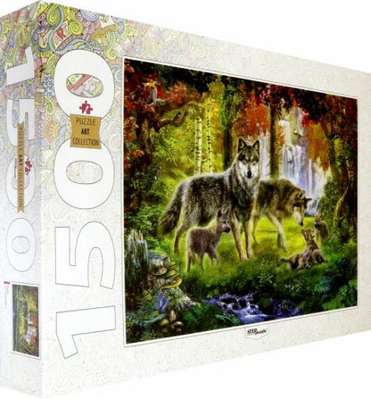 83074 Мозаика "puzzle" 1500 "Волки" (new)