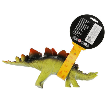 Игрушка пластизоль динозавр стегозавры 33*9*14см, хэнтэг (русс. уп.) Играем вместе в кор.2*36шт
