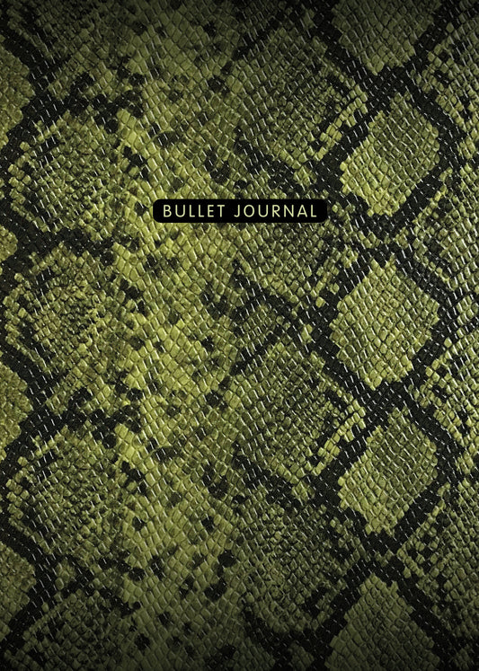 Bloc-notes pour votre travail : Bullet Journal (змея, 120 c., пружина)