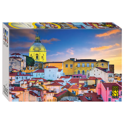 83077 Mosaïque "puzzle" 1500 "Лиссабон, Portugal"