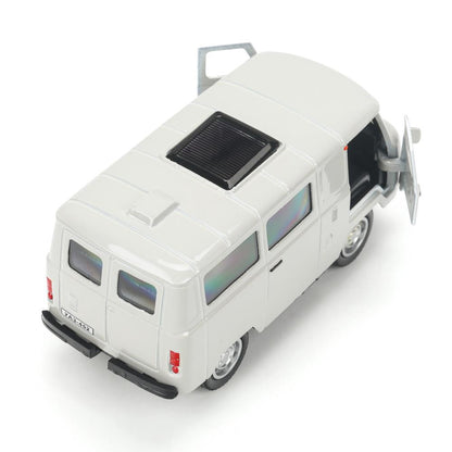 Машина металл уаз-452 "буханка" 10,5 см, дв, инерц, серебристый, кор. Технопарк в кор.2*36шт