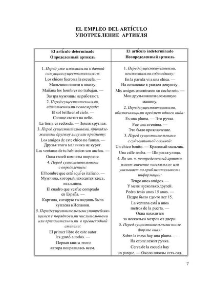 Грамматика испанского языка в таблицах с упражнениями и тестами. Баринов Д.А.