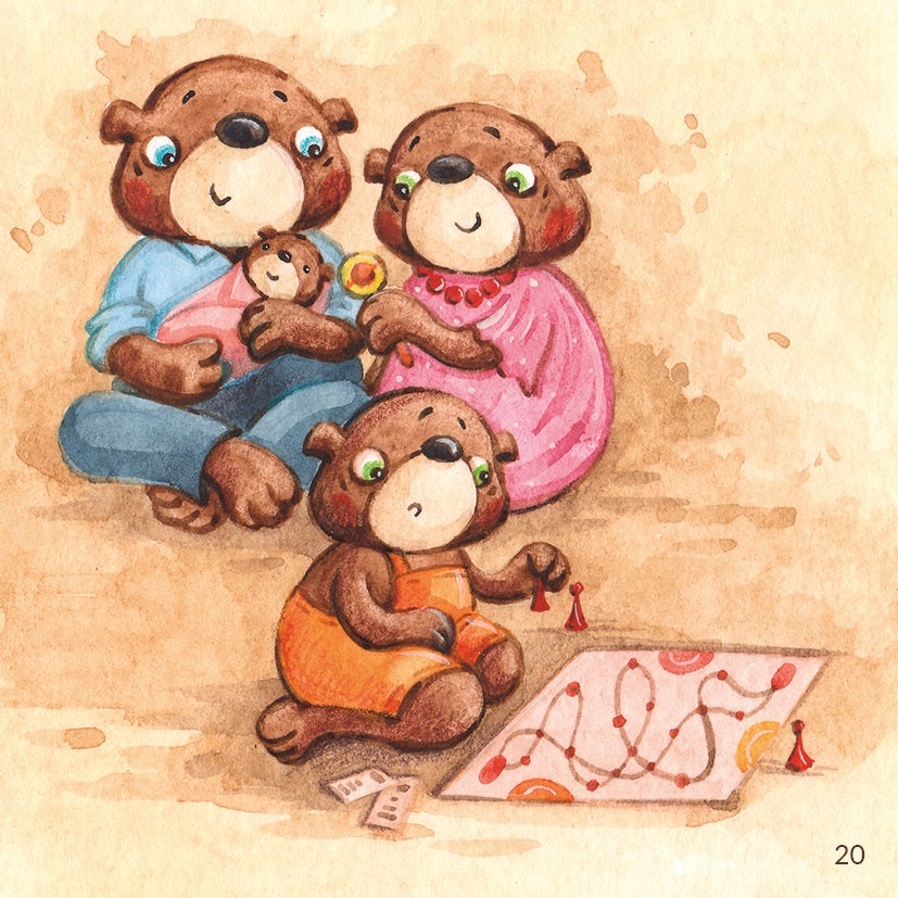 Мишка в домике. Игра помогающая справиться с чувствами. (168 карт, поле + инструкция)