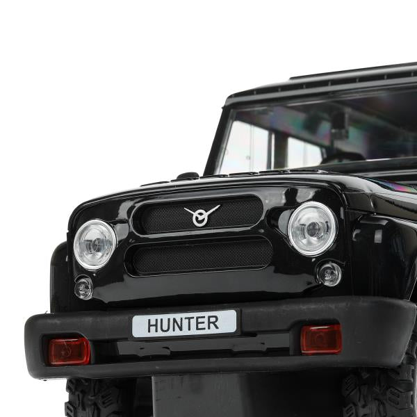 Машина ру UAZ HUNTER, свет, 30 см, черный, кор Технопарк в кор.24шт