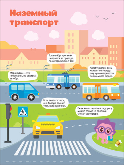 Малышарики. Игра-panoramique. Transport