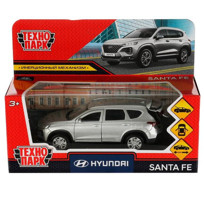 Machine en métal HYUNDAI SANTAFE pour 12 cm, double, bagage, iner, serbriste, cor. Parc technologique dans le cor.2*36шт