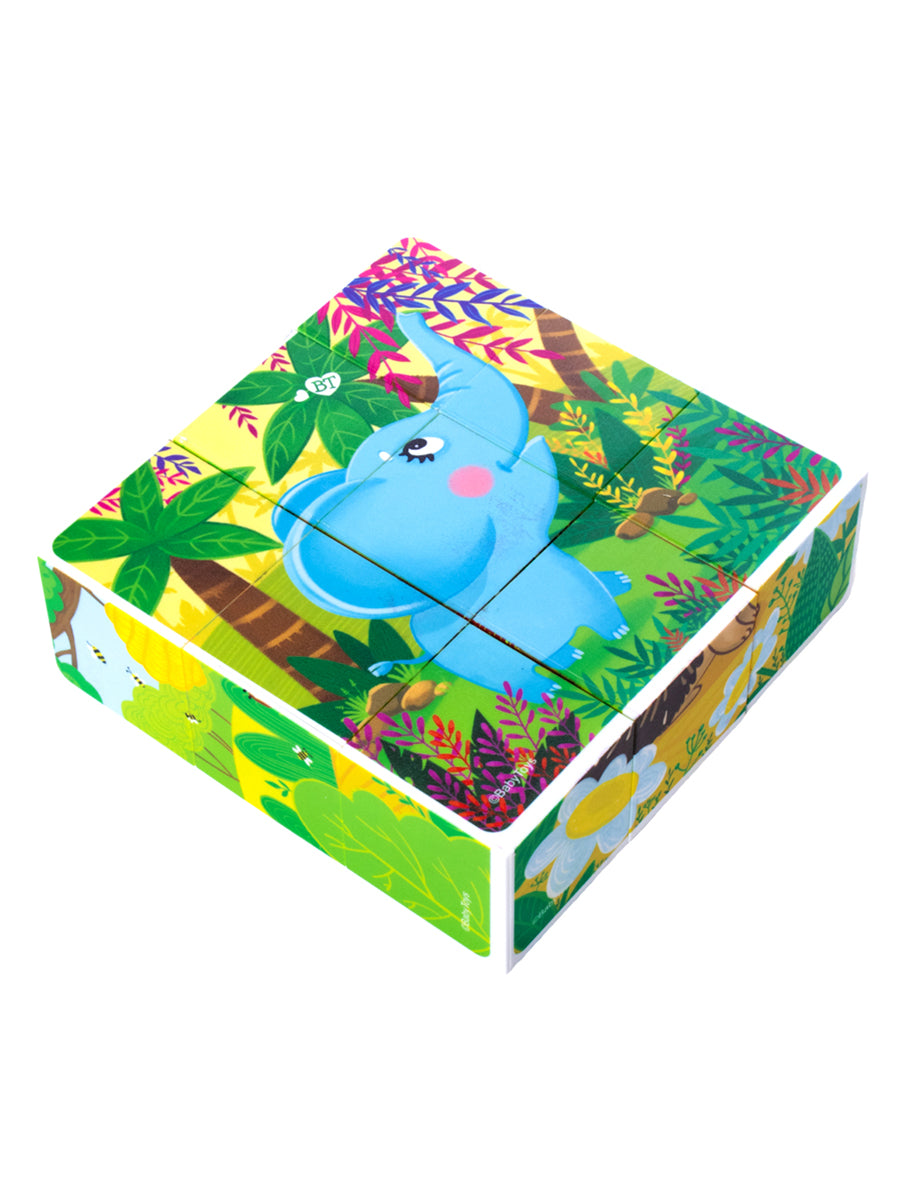 Кубики "Зверята" (без обклейки) 9 шт Jouets pour bébé