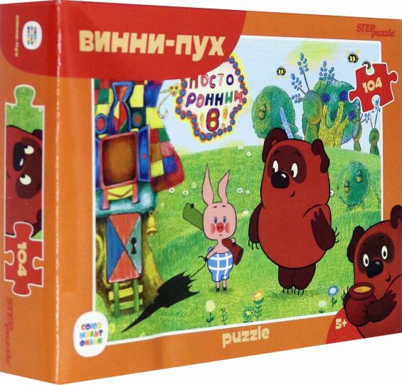 Степ. Пазл 104 "Союзмультфильм" арт.82033 "Винни Пух" /48