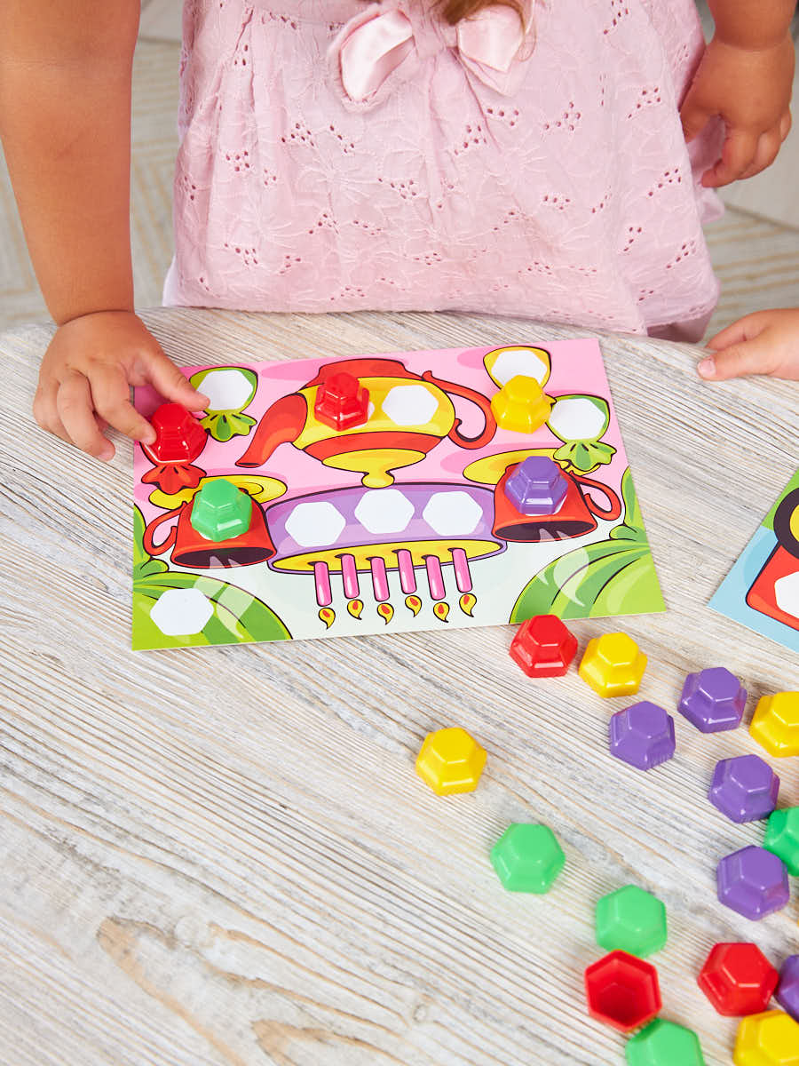 Игра настольная "Цвет в цвет" серия Baby Toys Games