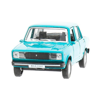 Машина металл LADA ваз-2105 1997 12 cm, двери, багаж, инерц., кор. технопарк Технопарк в кор.2*36шт