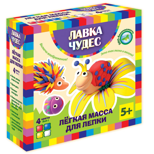 *Лавка чудес. 18268 Масса для лепки (4 цвета)