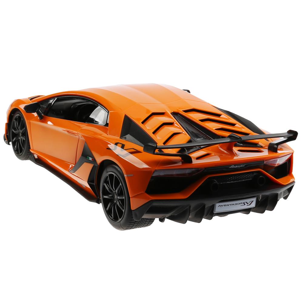 La machine de la Lamborghini Aventador SVJ 1:14, avec sa couleur, est dans l'assortiment. dans le cor. Rastar en cor.6шт
