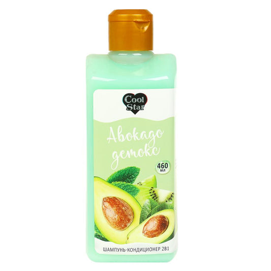 Shampoing reconstituant pour cheveux 2 en 1, lait détox pour l'eau, 460 ml, Cool Star, en cor.6 pièces