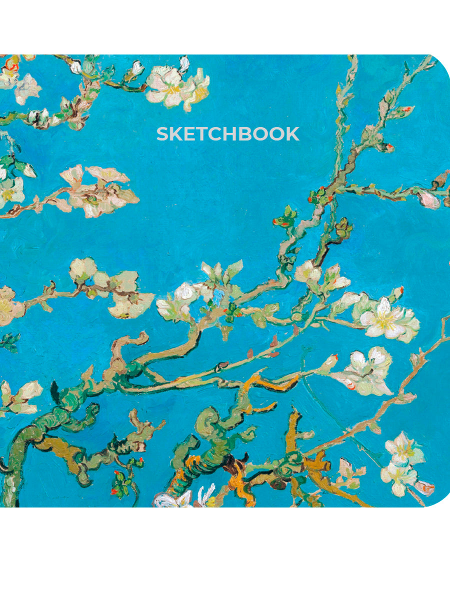 MyArt. СКЕТЧБУК "Ван Гог Премиум" Цветущие ветки миндаля