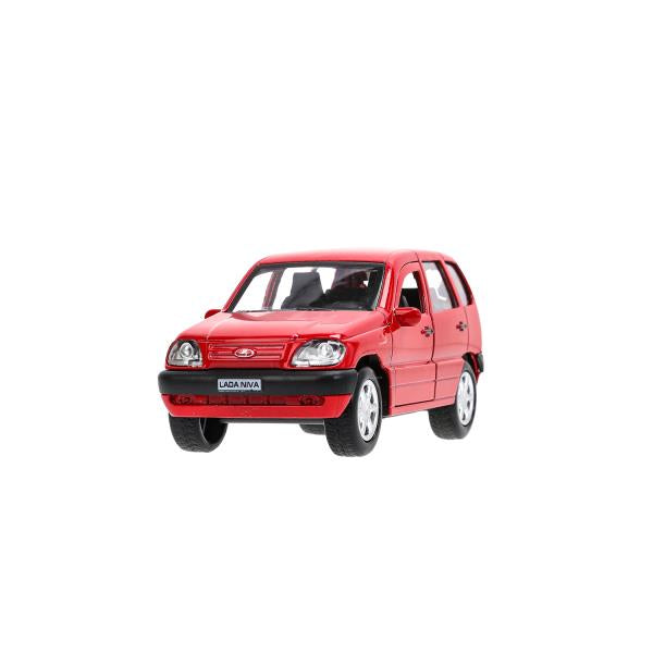 Machine en métal LADA NIVA pour 12 cm, double, bagage, iner, rouge, cor. Parc technologique dans le cor.2*36шт