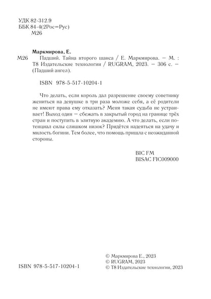 Падший. Тайна второго шанса