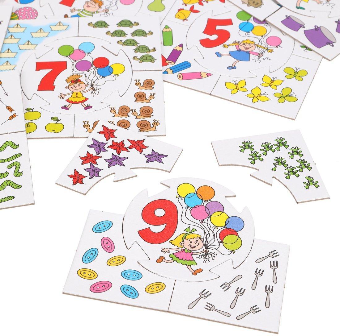 ЦИФРЫ. НАСТОЛЬНАЯ ИГРА СЕРИИ "УЧИСЬ, ИГРАЯ!" (М/Г) 00062 в уп.10шт