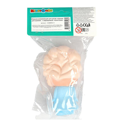 Игрушка для ванны девочка в пак, КАПИТОШКА в кор.2*144шт