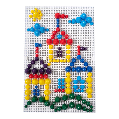 Мозаика комбинированная. 270 фишек, 6 цветов, 2 поля (10мм, 15мм, 20мм)