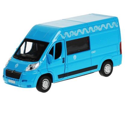 Technoparc. Modèle "Citroen Jumper Metropolis" 14 cm, porte, sac, ordinateur, siniй art.JUMPER-14MOS-BU (72)